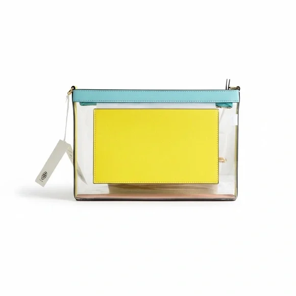 Tory Burch Blake Clear Swingpack Leather Crossbody Bag - Picture 3 of 4